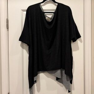 Black Slouchy Women's Top